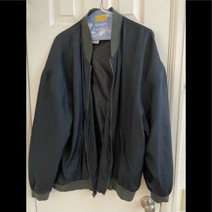 Black silk jacket men’s
